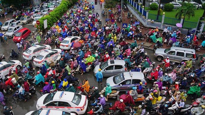 Budaya Unik di Vietnam, Dari Lalu Lintas Yang Rumit Hingga Helm Khusus  Wanita - Tribun Manado